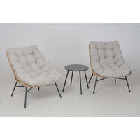 VRTNI SET   metal, plastika, tekstil  antracit, prirodne boje, bež  - prirodne boje/bež, Moderno, metal/tekstil - Ambia Garden