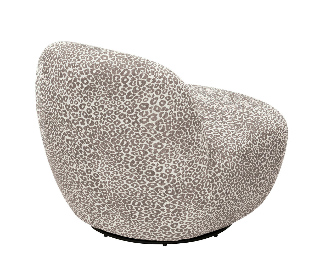 SESSEL in Jacquard, Webstoff Beige  - Beige/Schwarz, MODERN, Textil/Metall (83/73/95cm) - MID.YOU