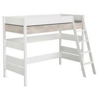 HOCHBETT 90/200 cm Weiß, Silbereichenfarben  - Weiß/Silbereichenfarben, KONVENTIONELL, Holz/Holzwerkstoff (90/200cm) - Paidi