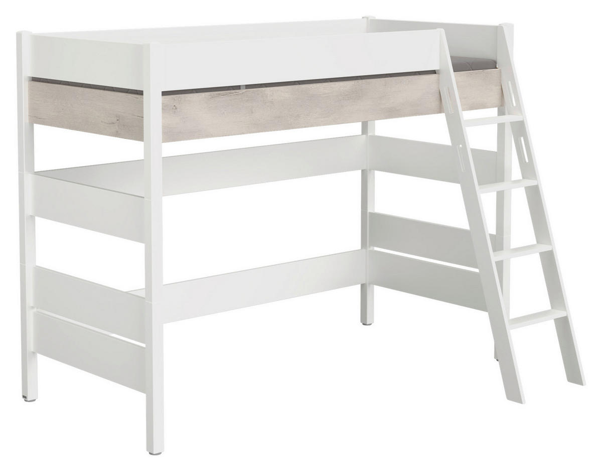 HOCHBETT 90/200 cm Weiß, Silbereichenfarben  - Weiß/Silbereichenfarben, KONVENTIONELL, Holz/Holzwerkstoff (90/200cm) - Paidi