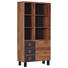 REGAL Akazie massiv Akaziefarben, Anthrazit - Anthrazit/Akaziefarben, Natur, Holz (103/203/40cm) - Carryhome REGAL Akazie massiv Akaziefarben, Anthrazit - Anthrazit/Akaziefarben, Natur, Holz (103/203/40cm) - Carryhome