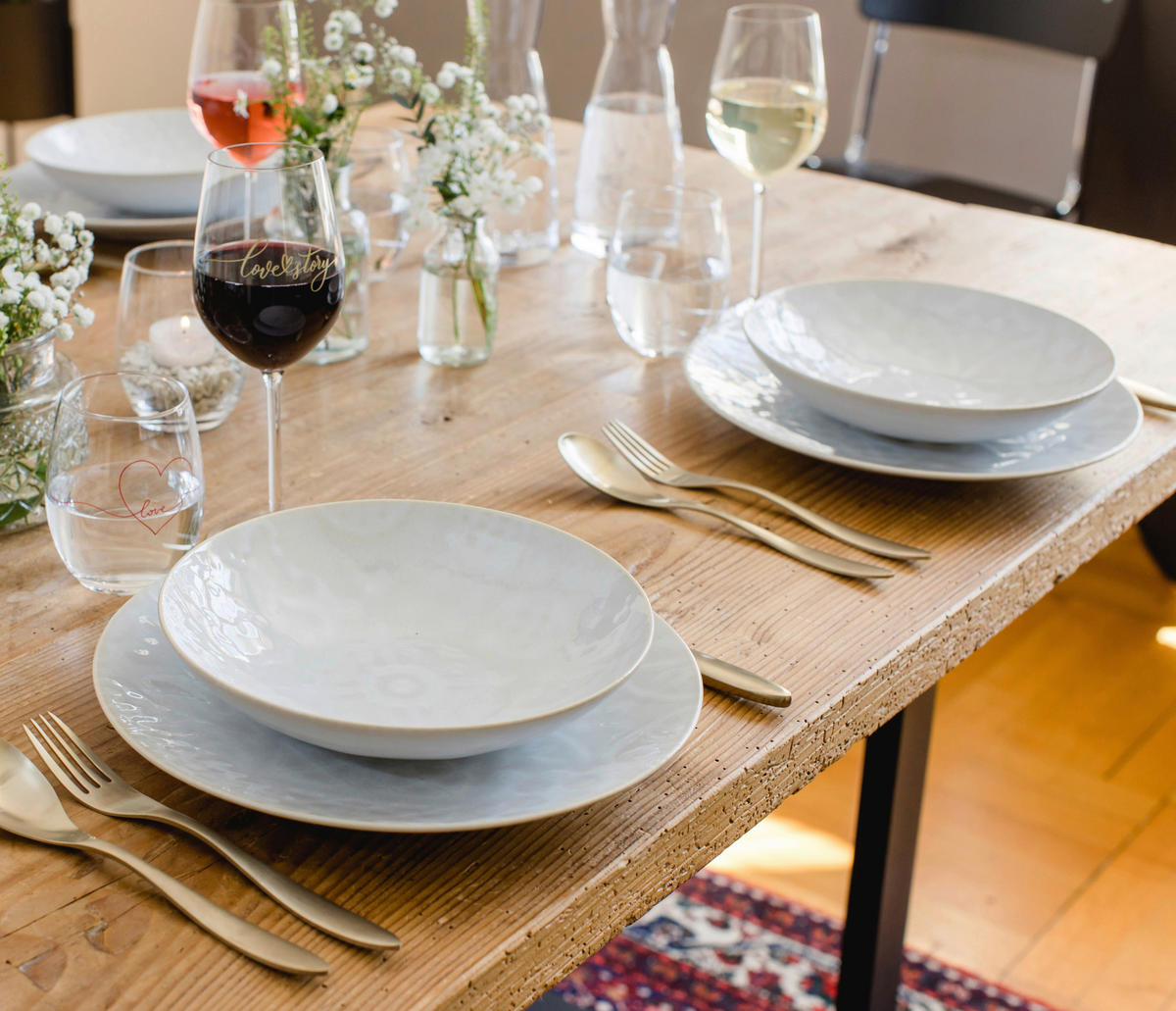 KOMBISERVICE 8-teilig  - Weiß, Basics, Keramik - Mäser