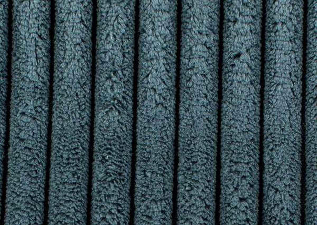 ECKSOFA in Cord Graublau  - Graublau/Schwarz, Modern, Kunststoff/Textil (300/180cm) - Carryhome