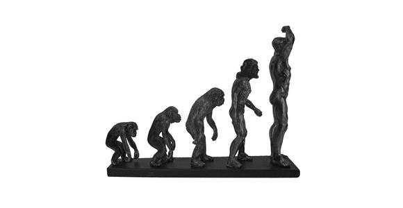 SKULPTUR - Schwarz, Design, Kunststoff (35/12/26cm) - Ambia Home