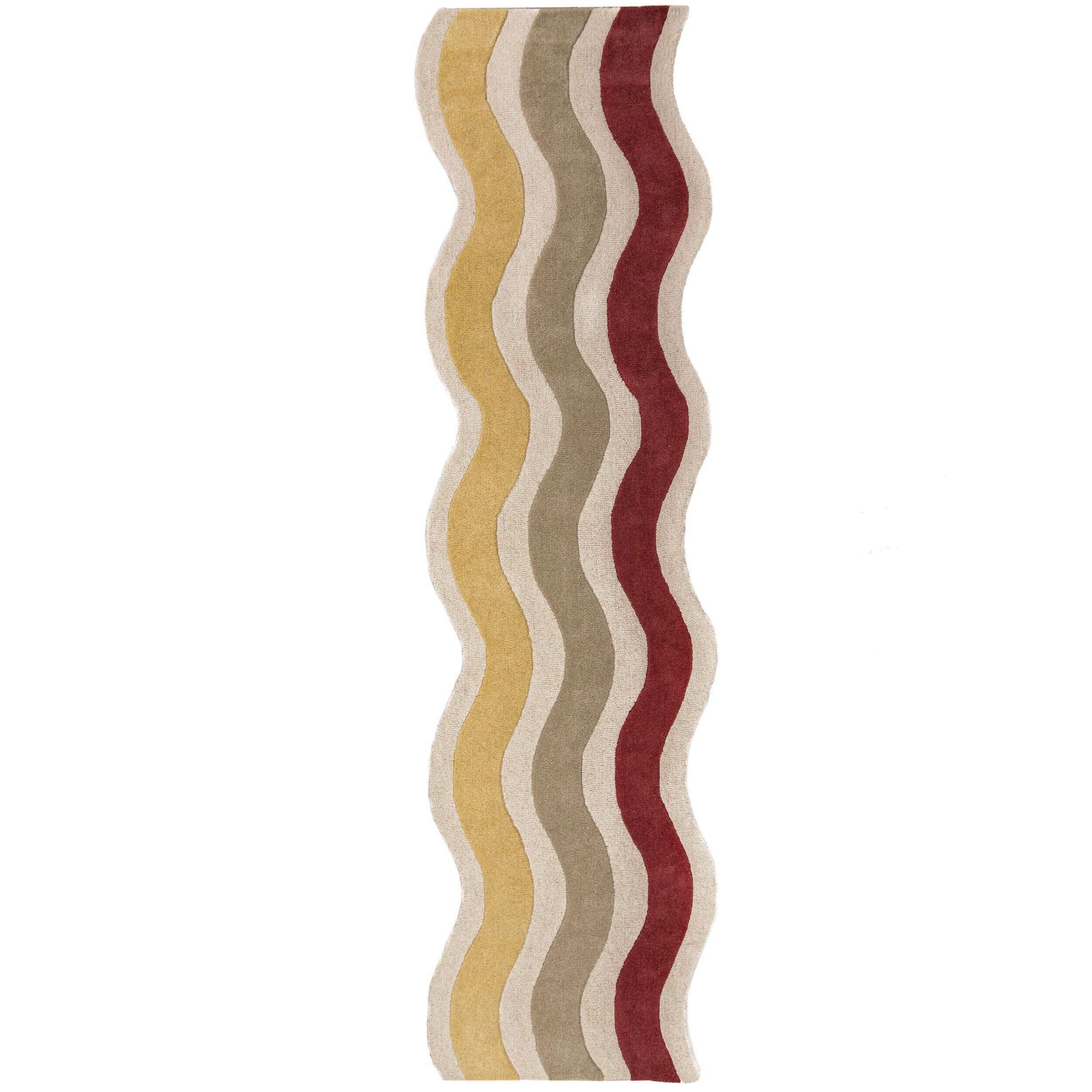 WOLLTEPPICH 80/300 cm Cascade Multicolor organisch  - Multicolor, Basics, Textil (80/300cm) - Flair Rugs