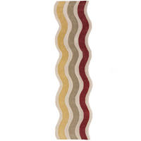 WOLLTEPPICH 80/300 cm Cascade Multicolor organisch  - Multicolor, Basics, Textil (80/300cm) - Flair Rugs