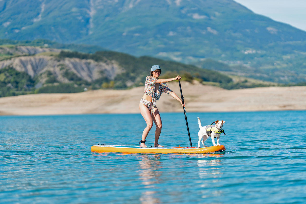 STAND-UP PADDLE BOARD AQUA MARINA PA-25T320  - Blau, Trend, Kunststoff (320/81/15cm)