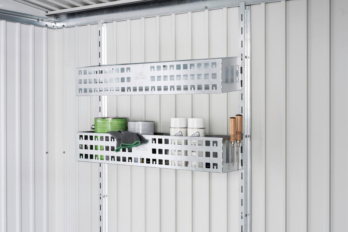 FAHRRADSTÄNDER - Silberfarben, Design, Metall (72/33/10cm) - Biohort