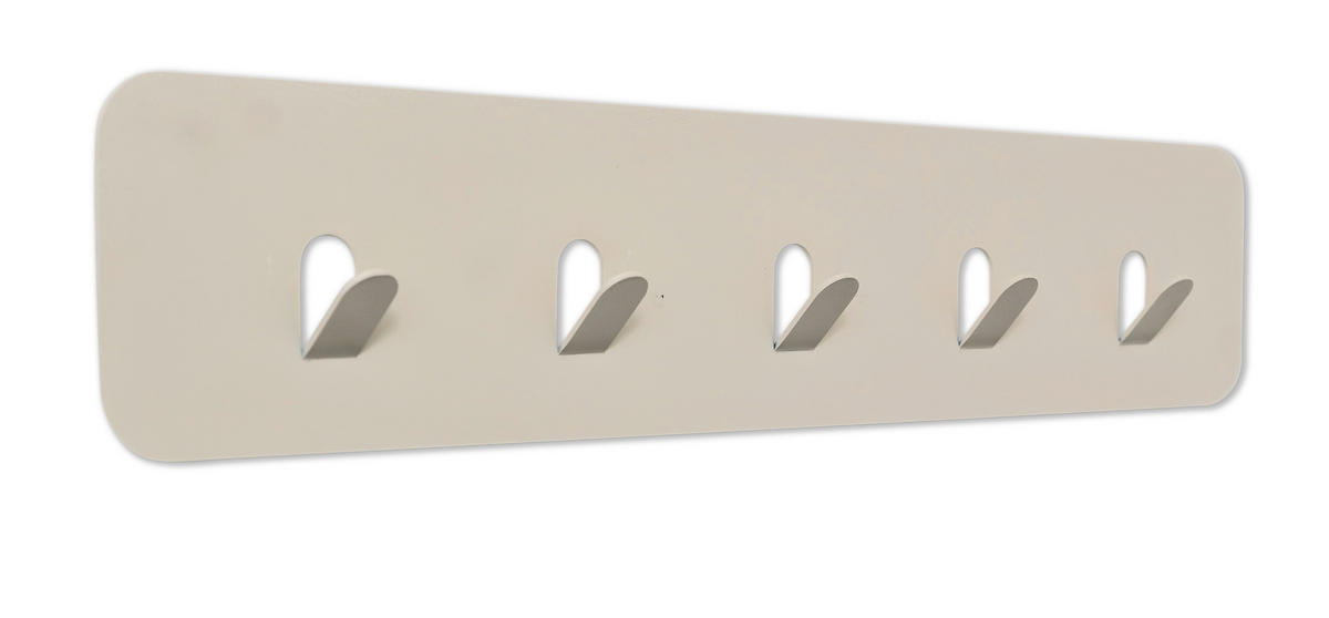 HAKENLEISTE  in Creme  - Creme, Design, Metall (50/10/3cm) - Xora