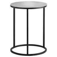 BEISTELLTISCH Metall  - Schwarz/Grau, Design, Keramik/Metall (39/39/54cm) - Johann Jakob