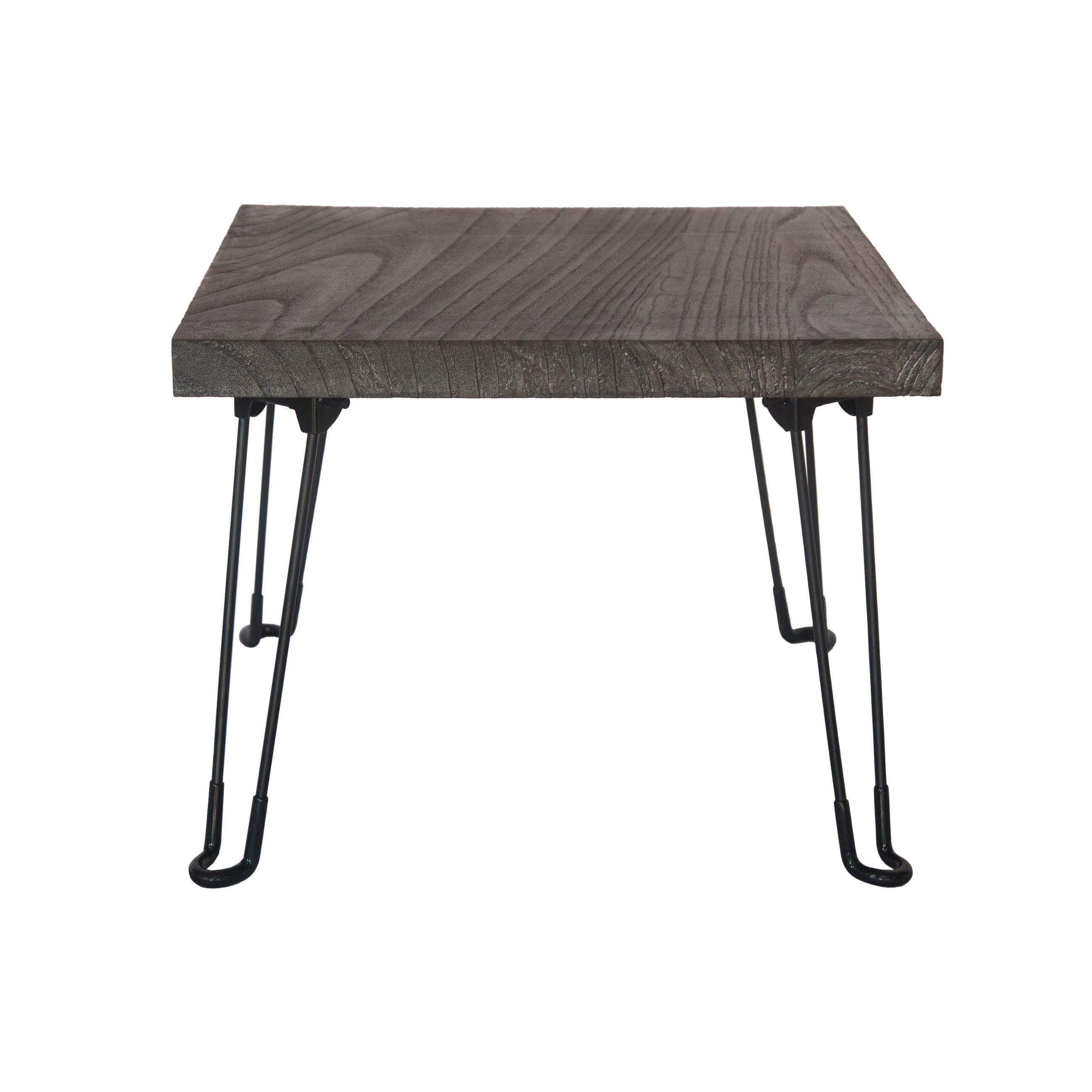 Carryhome PRÍRUČNÝ STOLÍK, paulovnia, prírodná farba, tmavohnedá