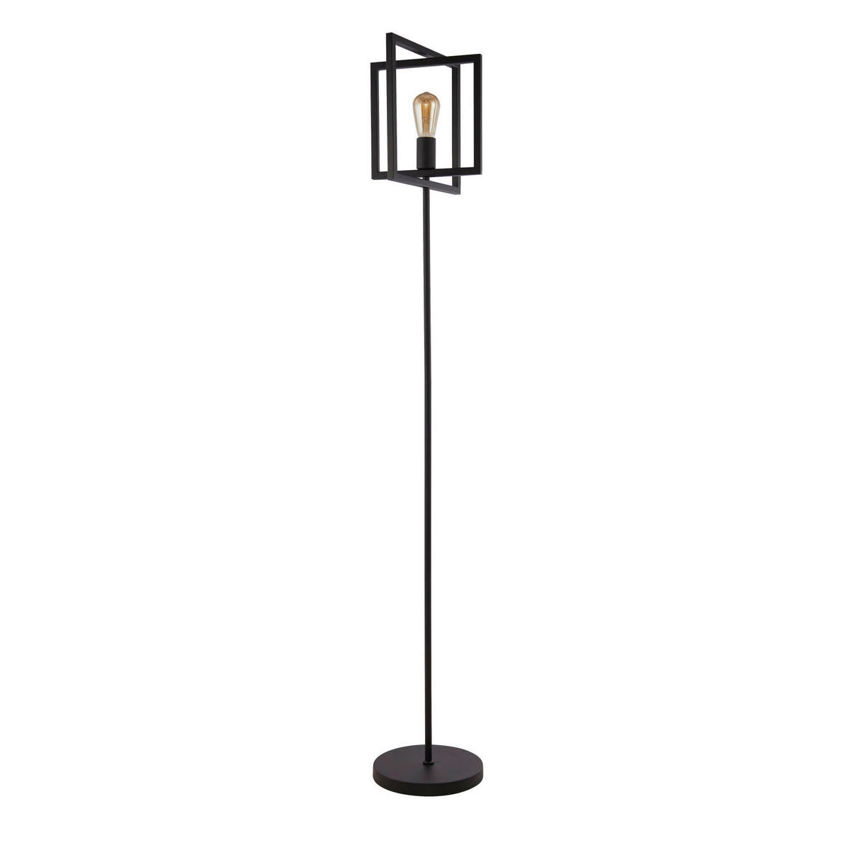 STOJEČA SVETILKA  Plaza   25/29,5/160 cm          - črna, Design, kovina (25/29,5/160cm)