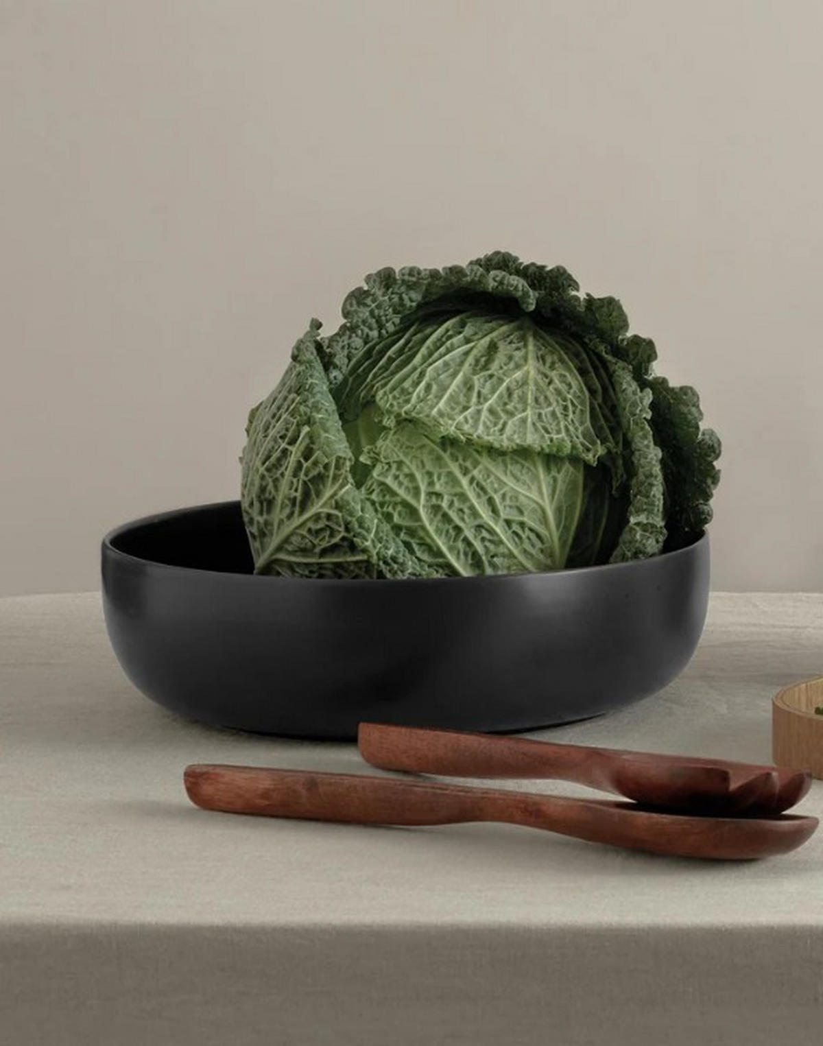 SALATSCHÜSSEL  Coppa Kuro  - Schwarz, Design, Keramik (27,5/7,5cm) - ASA