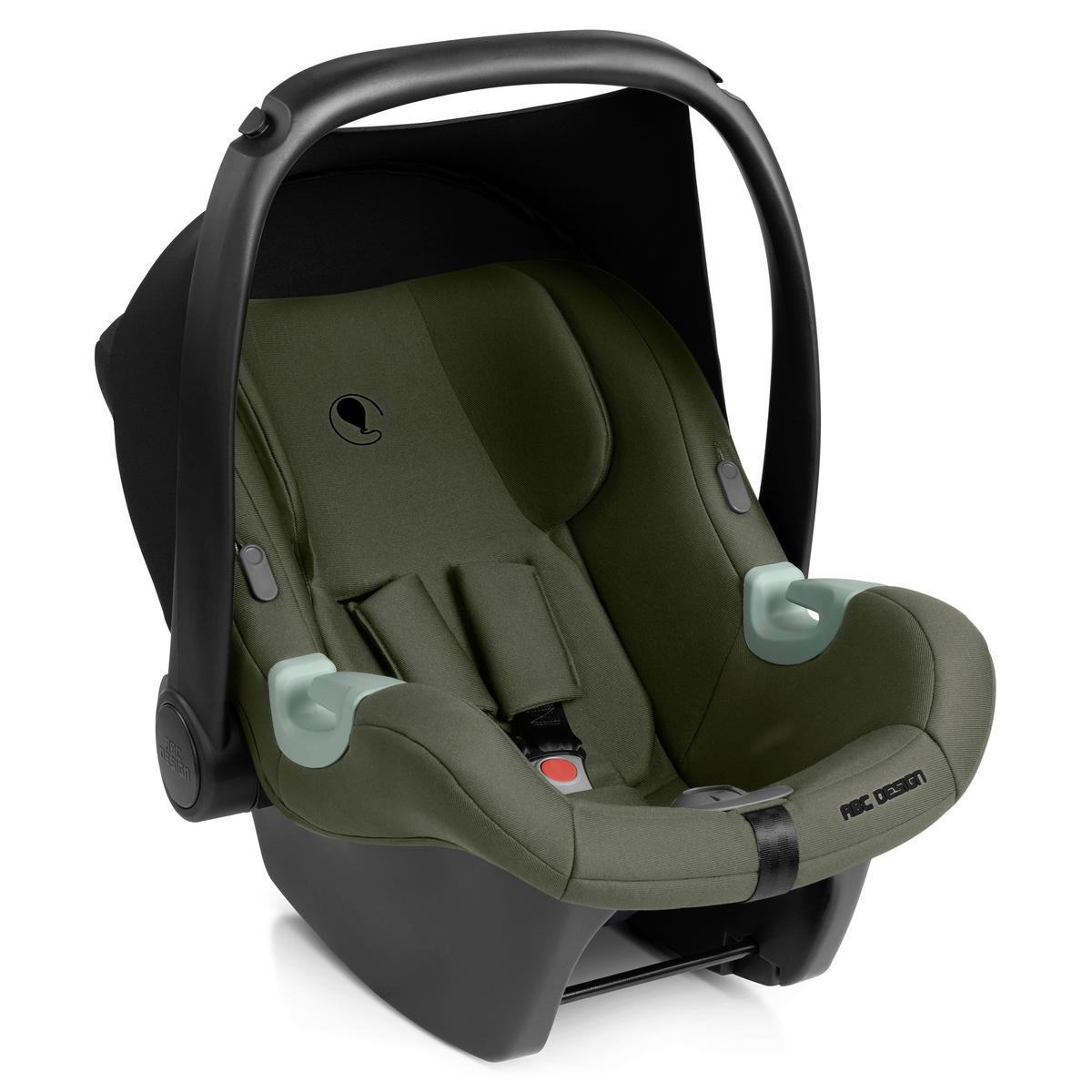 KINDERWAGENSET Sierra All in One  - Smaragdgrün/Anthrazit, Basics, Textil/Metall (58,5/111/100cm) - ABC Design