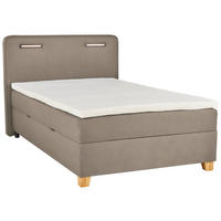 BOXBETT 100/200 cm  in Greige  - Türkis/Greige, Konventionell, Holz/Holzwerkstoff (100/200cm) - Moderano