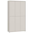 SCHUHSCHRANK  in 109,2/191,9/34,9 cm  - Sandfarben/Grau, Basics, Holzwerkstoff/Kunststoff (109,2/191,9/34,9cm) - Xora