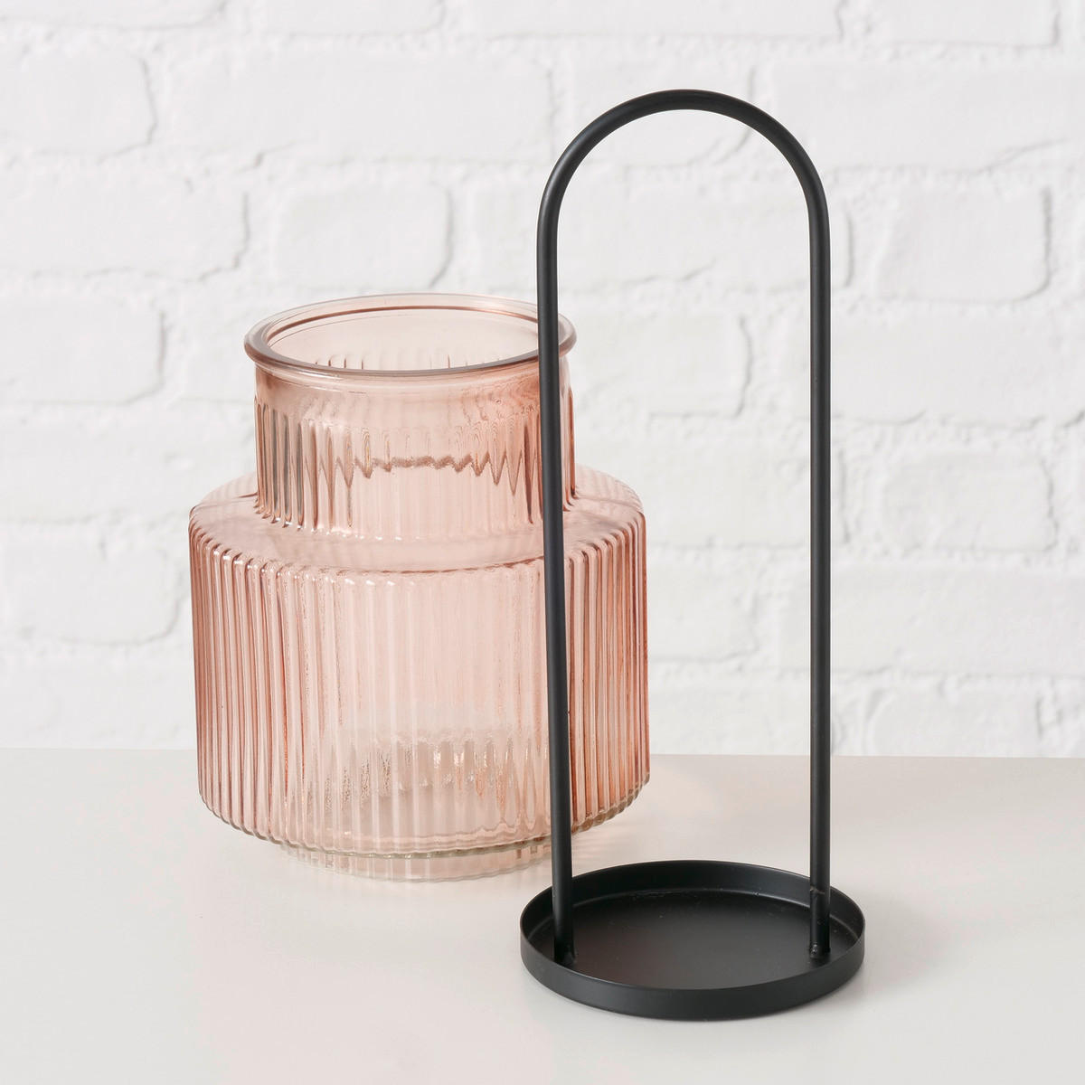 LJUSLYKTA - Basics, metall/glas (12,9/25,5cm)