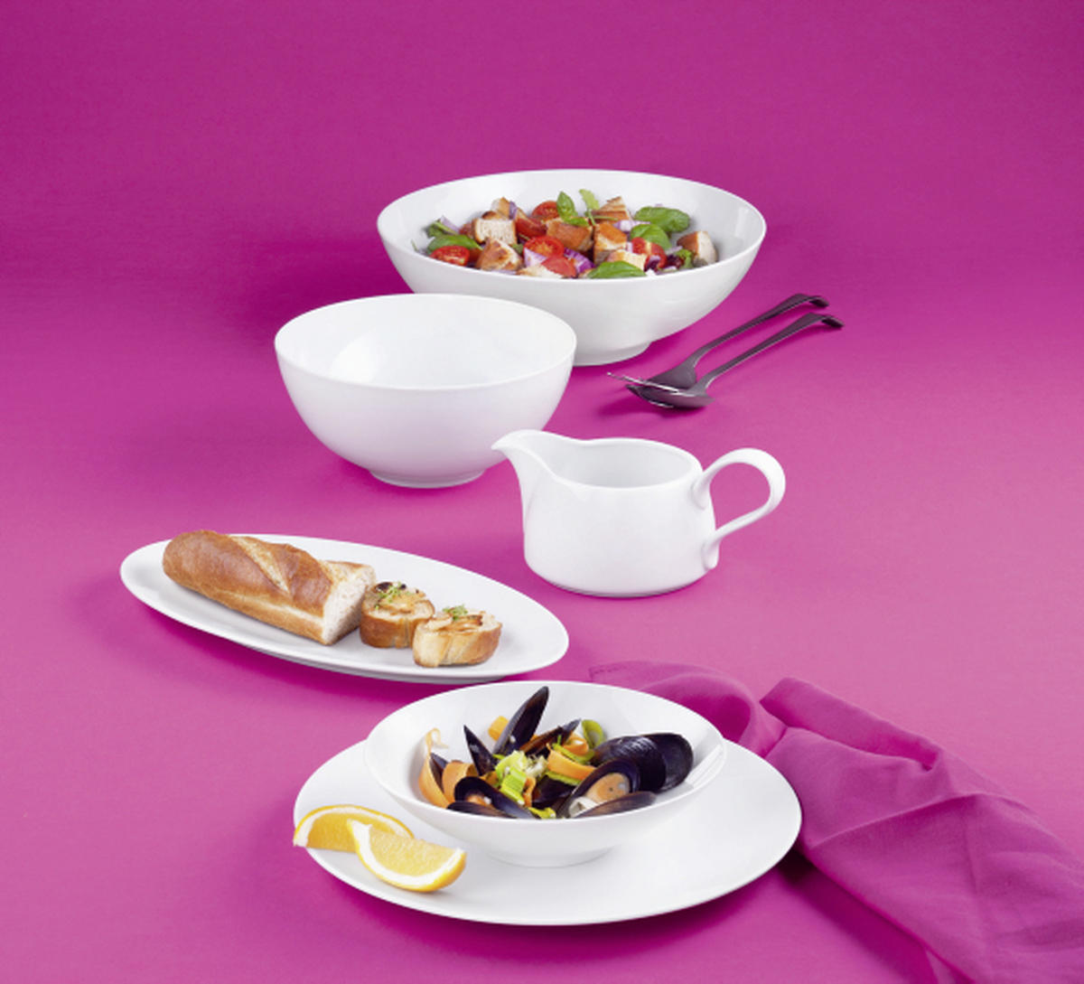 SCHÜSSEL Life 30 cm   - Weiß, Basics, Keramik (30cm) - Seltmann Weiden
