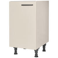 SPÜLENUNTERSCHRANK 45/87/56 cm  in Sandfarben  - Sandfarben/Schwarz, MODERN, Holzwerkstoff/Metall (45/87/56cm) - Nobilia