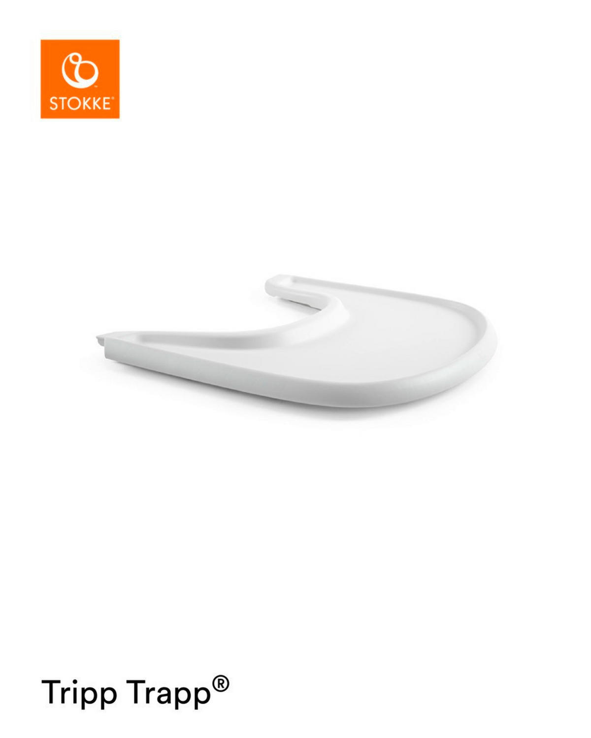 Tischbrett für Tripp Trapp Tripp Trapp Tray  - Weiss, Trend, Kunststoff (44/41/4cm) - Stokke