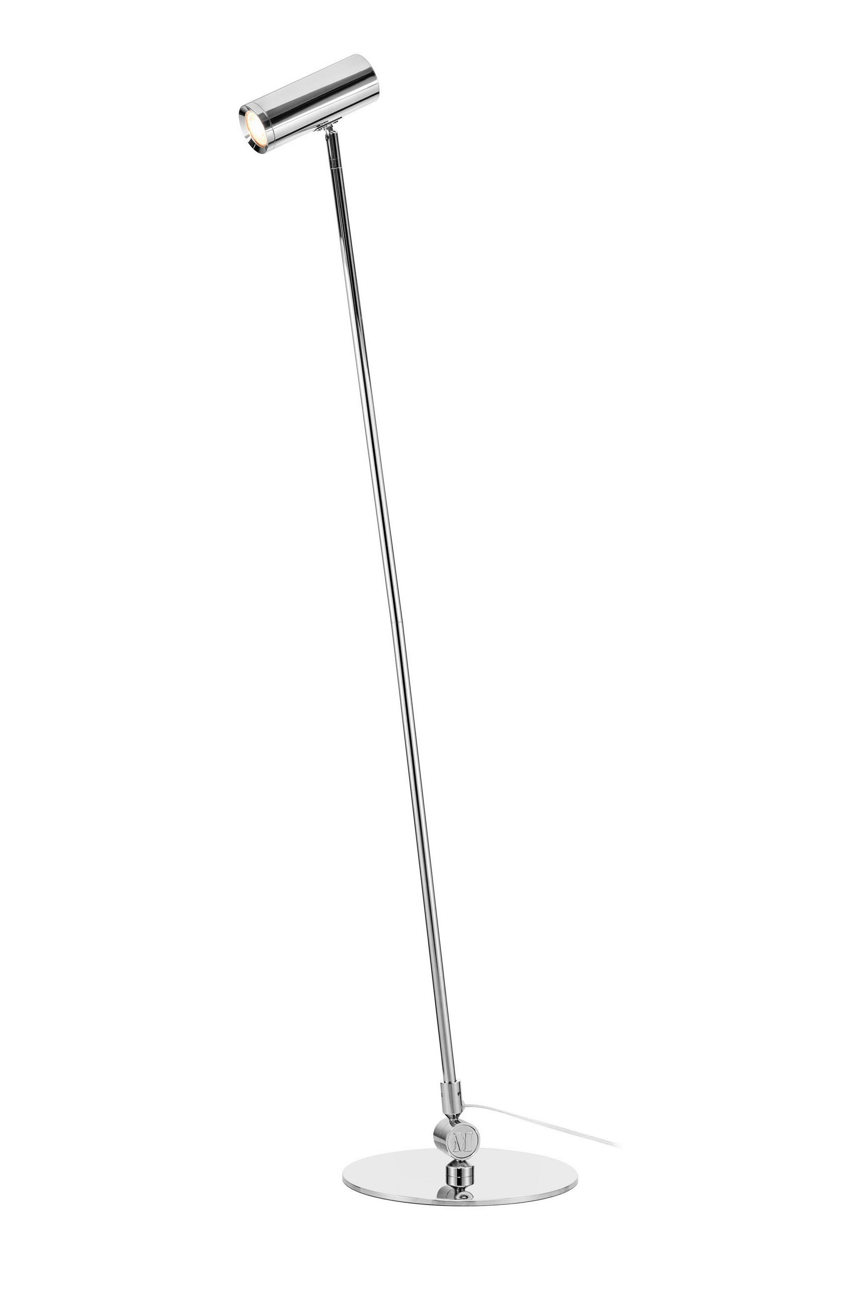 STEHLEUCHTE Arlo 28/130,50/49,50 cm  - Chromfarben, Basics, Metall (28/130,50/49,50cm) - Markslöjd