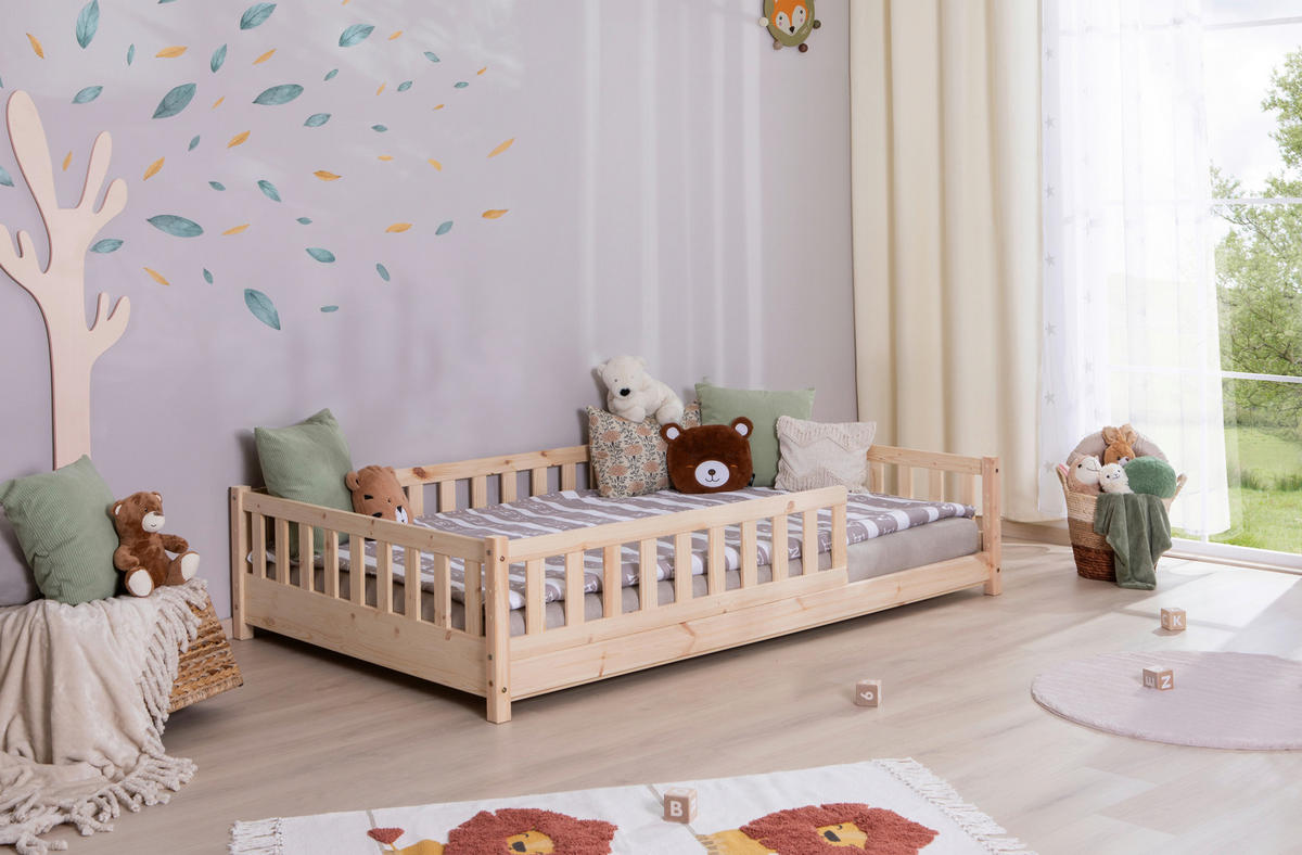 HAUSBETT 120/200 cm Naturfarben  - Naturfarben, Modern, Holz (120/200cm) - MID.YOU