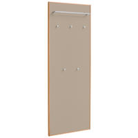 GARDEROBENPANEEL  in 60/170/10 cm  - Sandfarben/Eichefarben, Design, Holz/Holzwerkstoff (60/170/10cm)