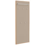 GARDEROBENPANEEL  in 60/170/10 cm  - Sandfarben/Eichefarben, Design, Holz/Holzwerkstoff (60/170/10cm) - Novel