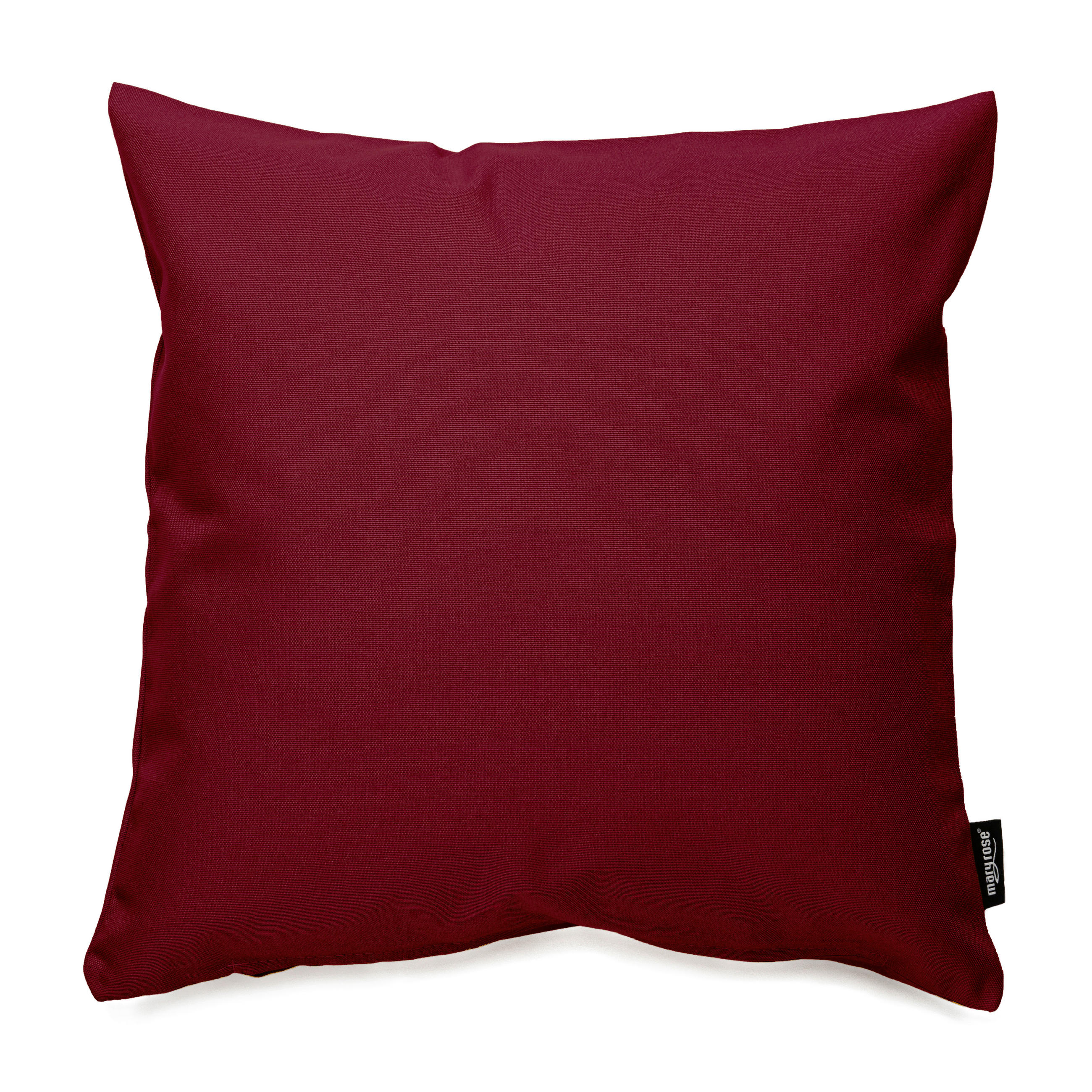 KISSENHÜLLE 40/40 cm  - Bordeaux, Basics, Textil (40/40cm) - Bio:Vio