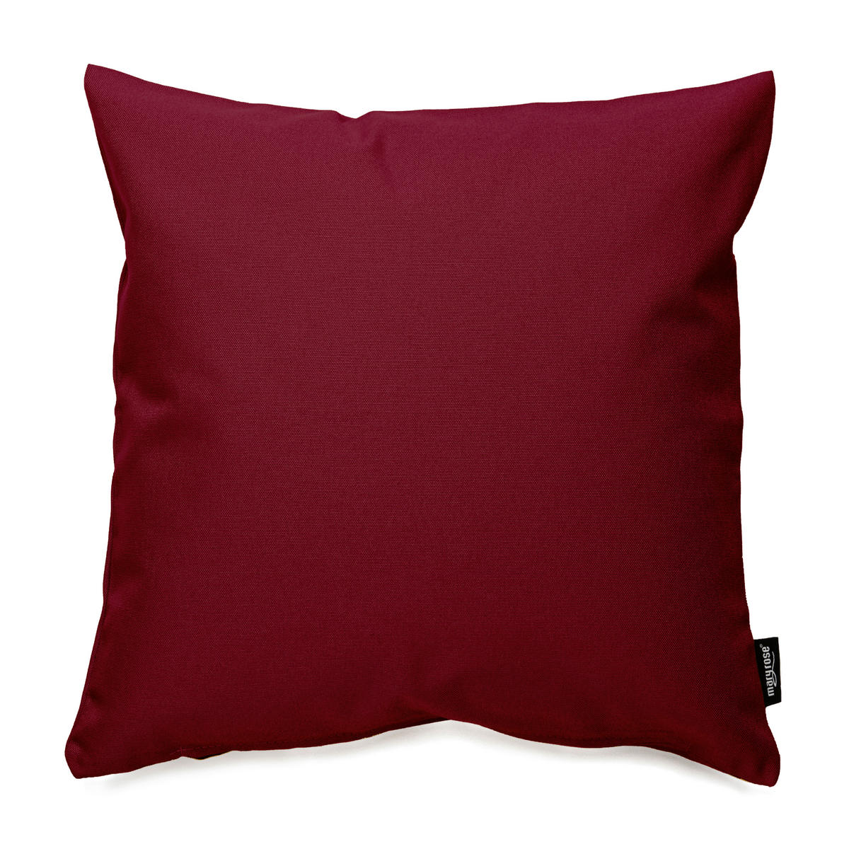 POŤAH NA VANKÚŠ  40/40 cm - bordová, Basics, textil (40/40cm) - Bio:Vio