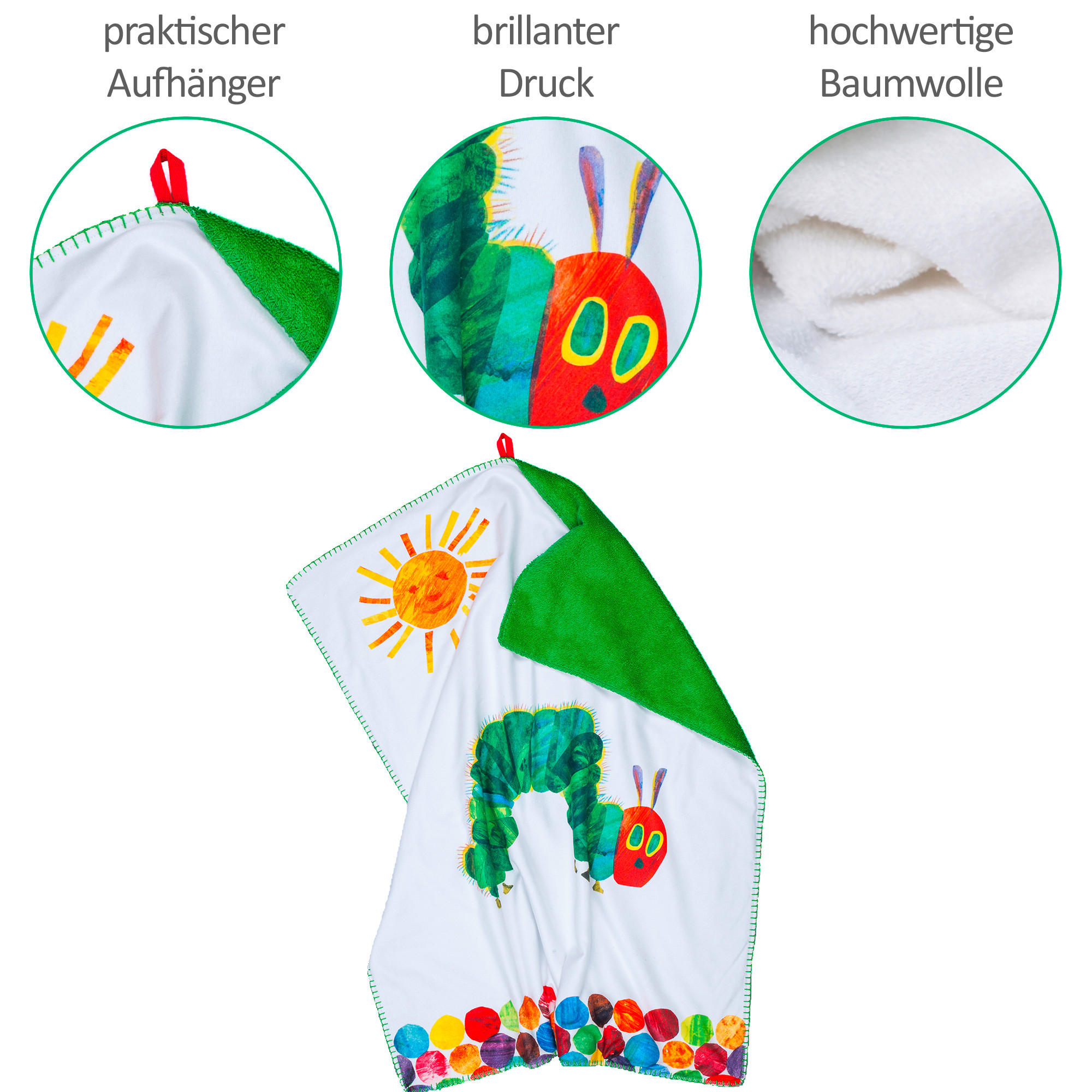 SCHMUSEDECKE RAUPE  75/90 cm  - Multicolor, Basics, Textil (75/90cm)