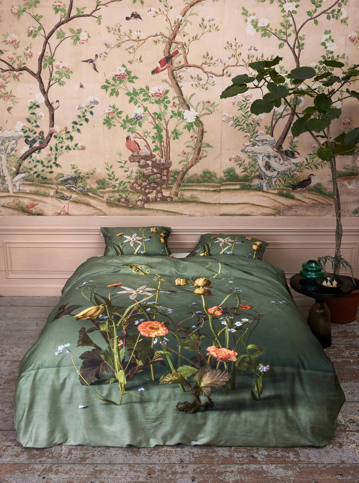 POSTELJNINA   200/200 cm       - zelena, Konvencionalno, tekstil (200/200cm) - Essenza