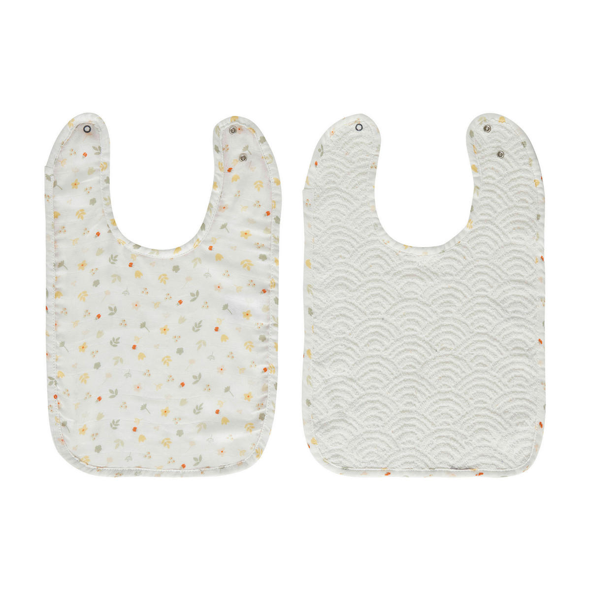 LÄTZCHEN - Gelb/Weiß, Basics, Textil (27/25,5cm) - Bebe Jou