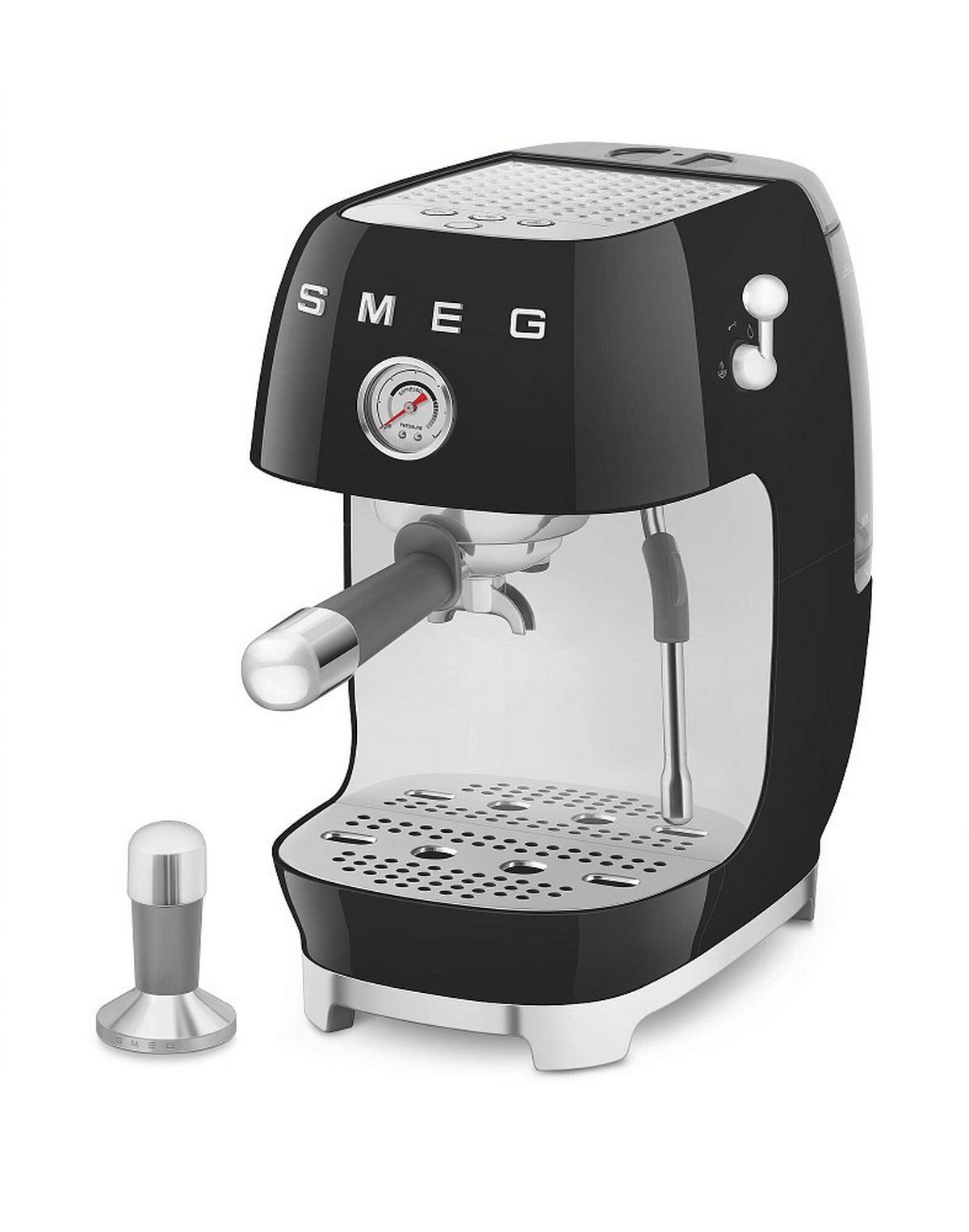 ESPRESSOMASCHINE 50´s Style  - Schwarz, Basics, Kunststoff/Metall - SMEG