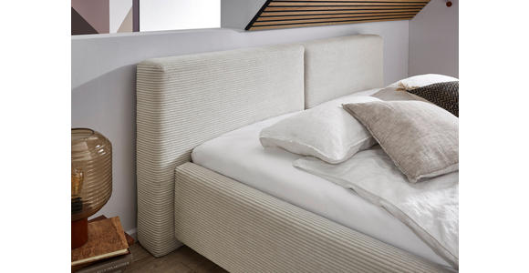 POLSTERBETT Beige 180/200 cm  - Beige, Basics, Textil (180/200cm) - Xora