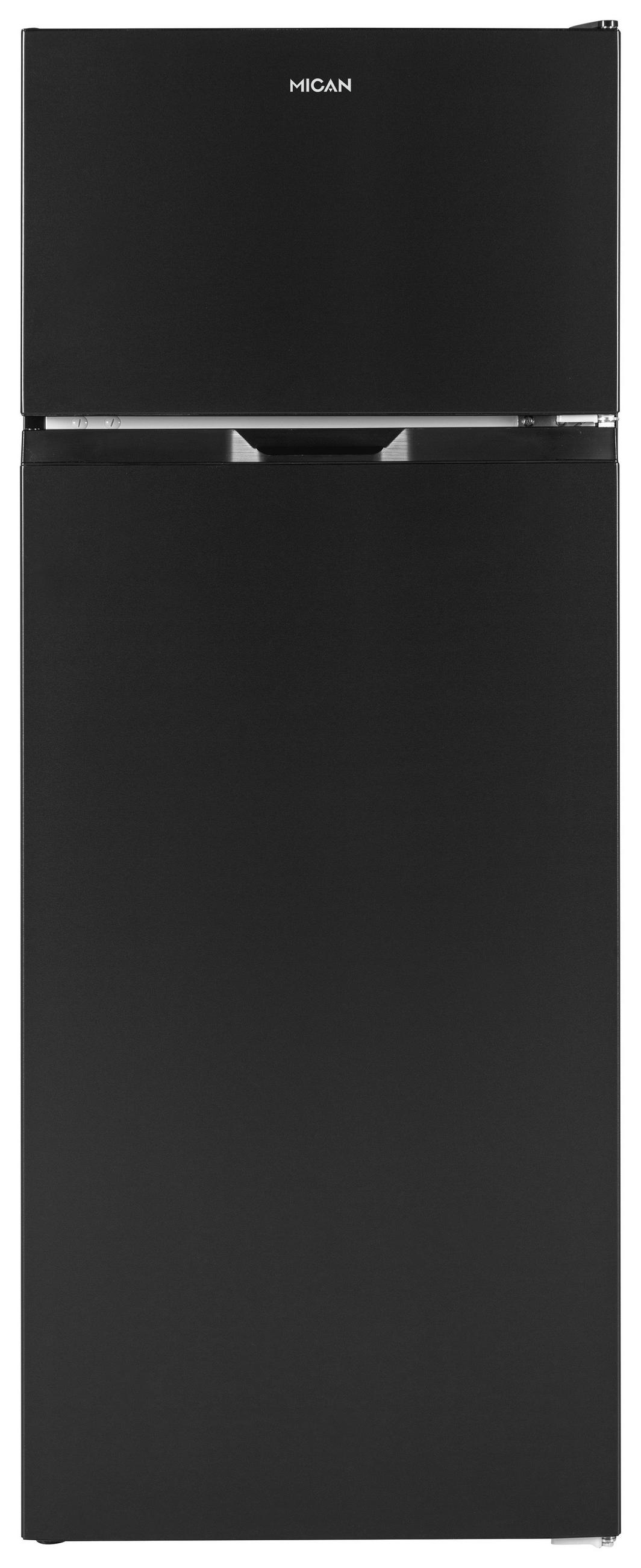 KÜHL-GEFRIER-KOMBINATION 54,5/143/55,5 cm SKHTMF55SDID  - Schwarz, Basics, Glas/Metall (54,5/143/55,5cm) - Mican