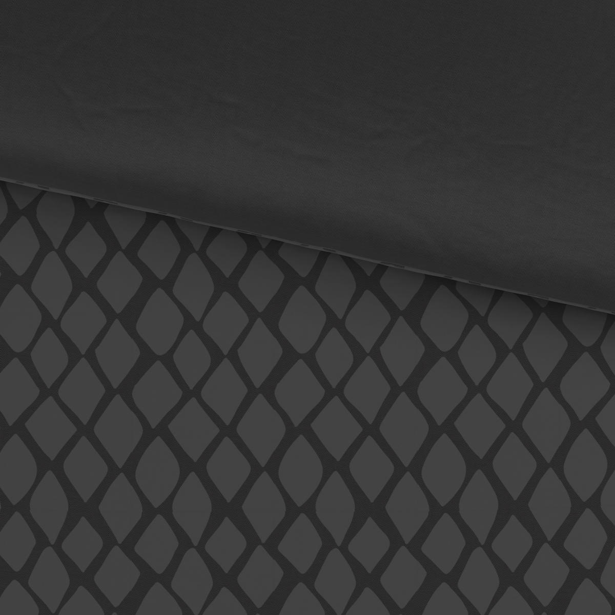 WENDEBETTWÄSCHE STRIPES DK Satin 200/200 cm  - Anthrazit, Design, Textil (200/200cm) - Dieter Knoll