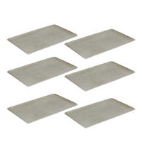 SERVIERPLATTEN-SET RAW 33/21 cm  - Beige, Basics, Keramik (33/21cm) - Aida