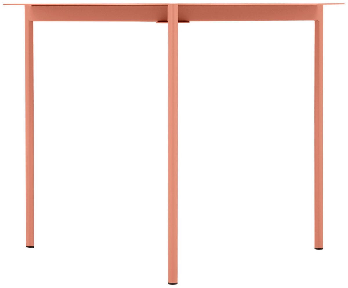 COUCHTISCH in Metall 60/60/45 cm  - Terracotta, Design, Metall (60/60/45cm) - Carryhome