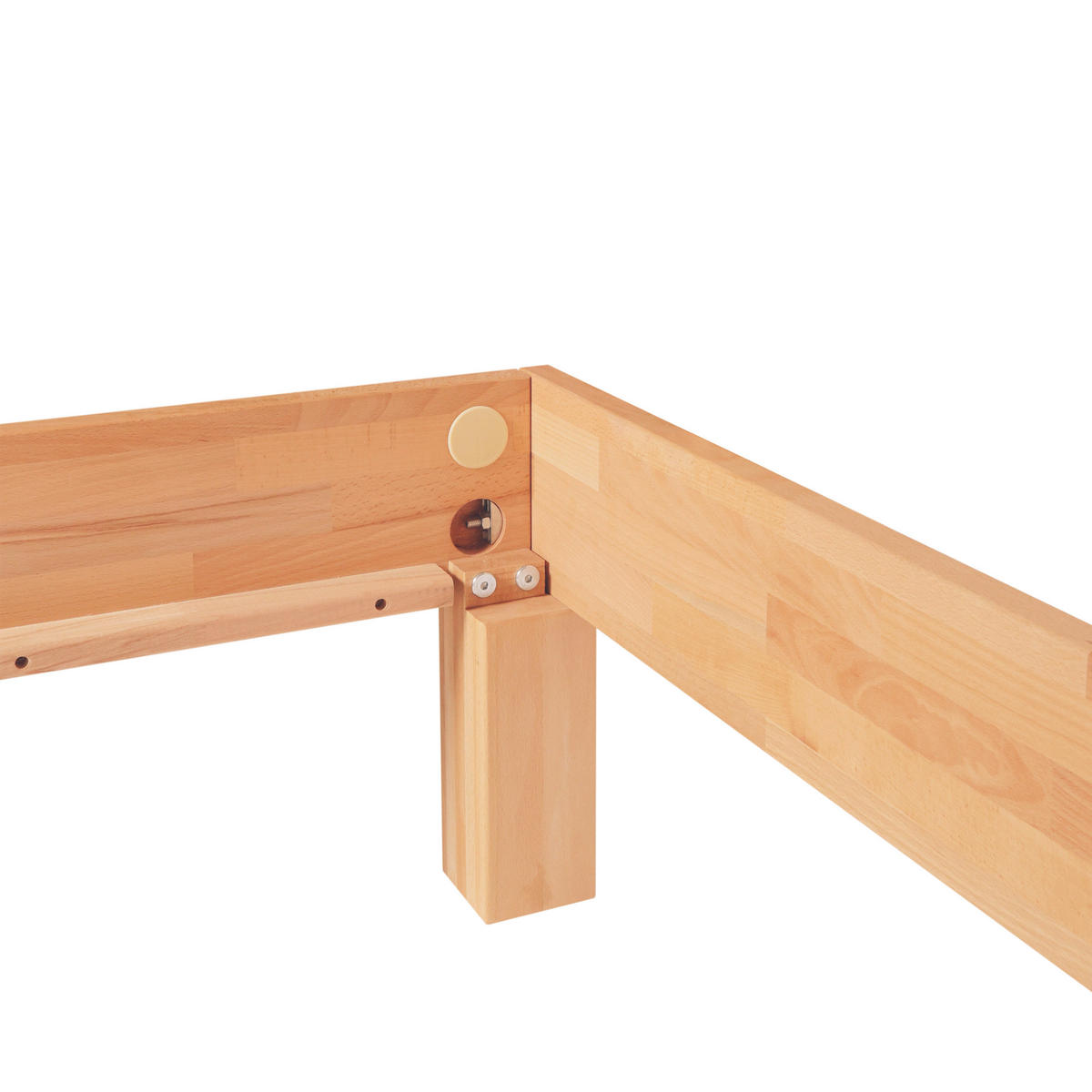 RODINNÁ POSTEĽ, 270/200 cm, jadrový buk - jadrový buk, Natur, drevo (270/200cm) - MID.YOU
