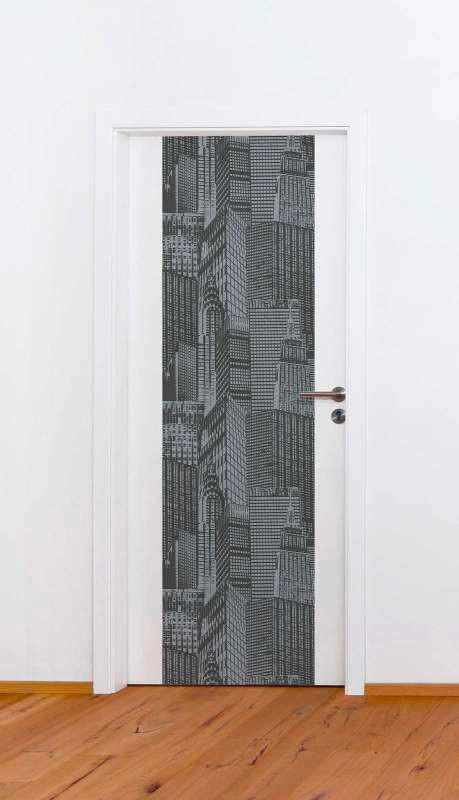 FOTOTAPETE  - Dunkelgrau, Design, Textil (52/250cm)