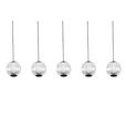 LED-HÄNGELEUCHTE 84/11/150 cm  - Klar, Design, Kunststoff/Metall (84/11/150cm) - Dieter Knoll