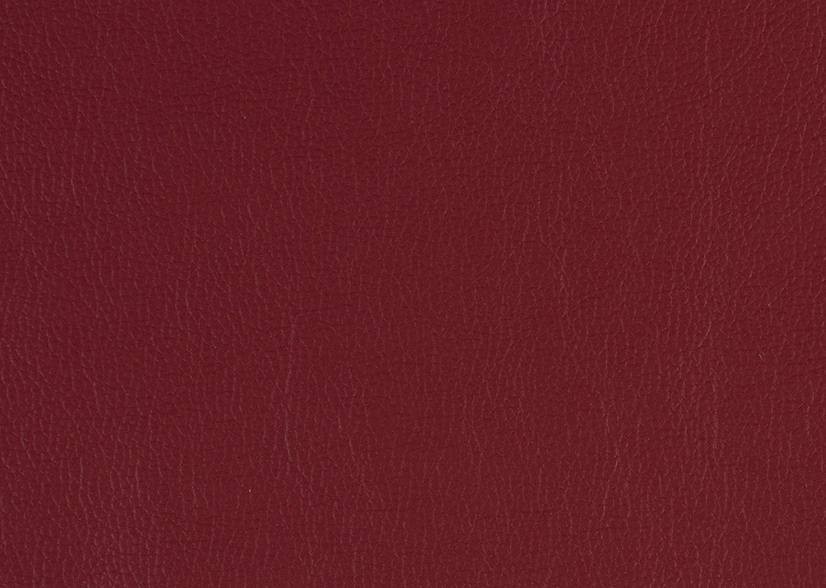 ECKSOFA in Echtleder Bordeaux  - Bordeaux/Schwarz, Design, Leder/Metall (268/213cm) - Stylife