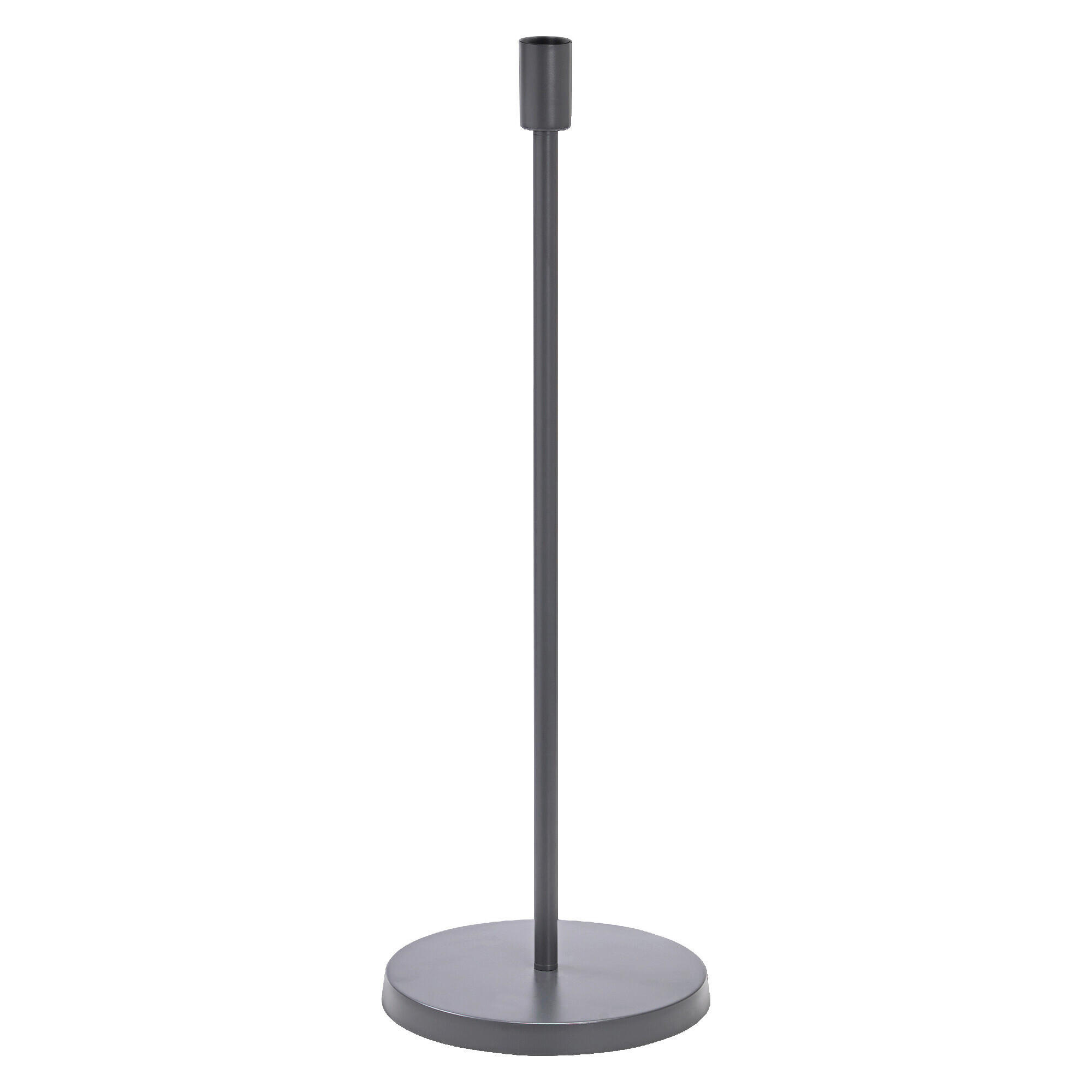 TISCHLEUCHTE 26/78 cm   - Dunkelgrau, Basics, Metall (26/78cm) - Osram