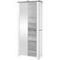 GARDEROBENSCHRANK foliert Braun, Weiß - Chromfarben/Braun, KONVENTIONELL, Holzwerkstoff/Kunststoff (80/198/39cm) - Xora GARDEROBENSCHRANK foliert Braun, Weiß - Chromfarben/Braun, KONVENTIONELL, Holzwerkstoff/Kunststoff (80/198/39cm) - Xora