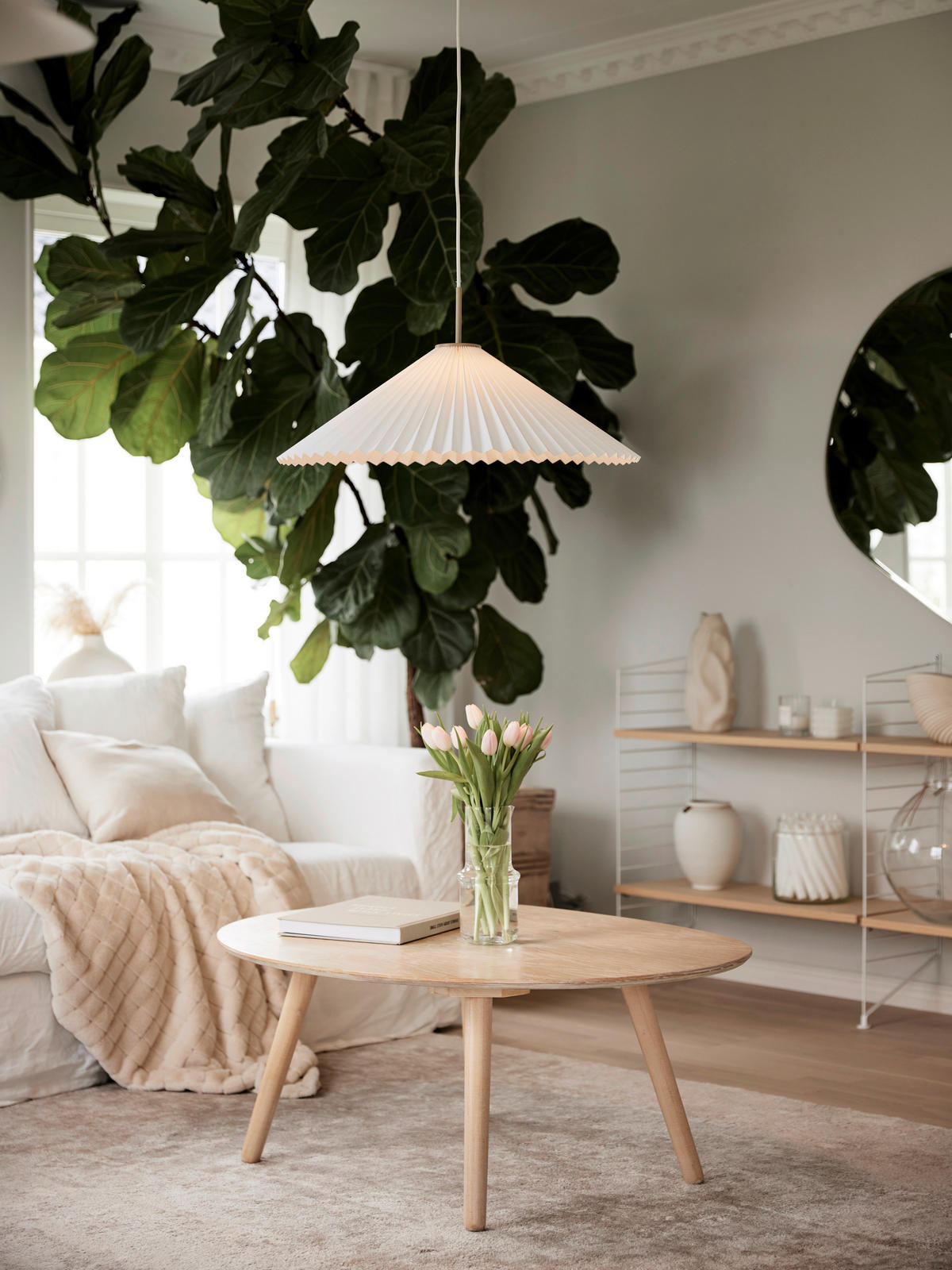 PENDELLEUCHTE Dora 60/20 cm   - Basics, Papier (60/20cm) - PR Home