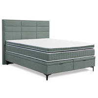 BOX KREVET 180/200 cm     zelena  - zelena/crna, Moderno, drvni materijal/drvo (180/200cm) - Hom`in