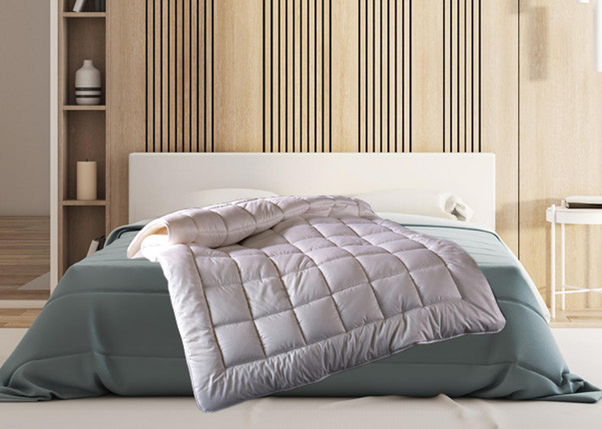 LETNÍ PŘIKRÝVKA, 155/220 cm, polyester - bílá, Basics, textil (155/220cm) - Billerbeck