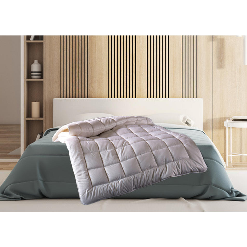 Thumbnail - Billerbeck Ganzjahresdecke Washstar Uno, Weiß, Textil, 155x220 cm, für Hausstauballergiker geeignet, Schlaftextilien, Be...