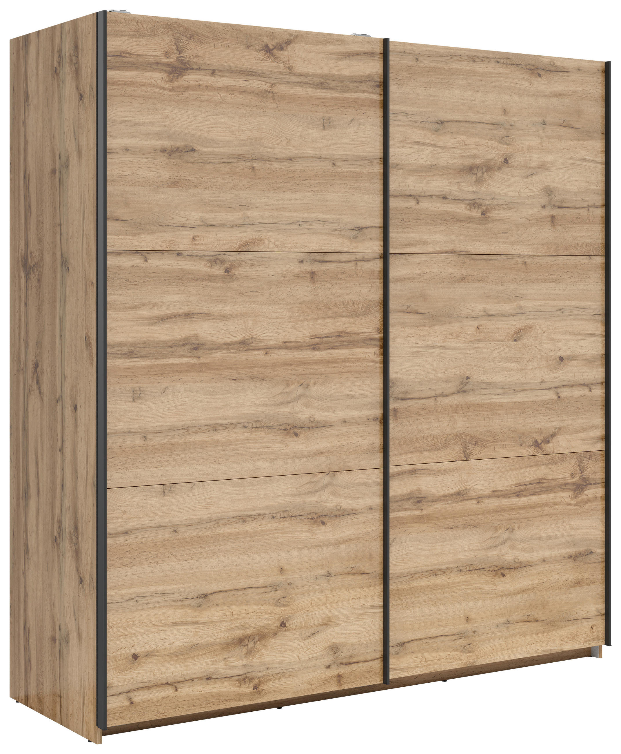Livetastic Schwebetürenschrank Eiche Wotan 183x195.5x60 cm